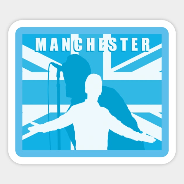 Manchester #3 Sticker by SiSuSiSu